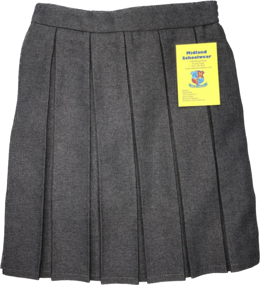 Box pleated skirt with shorts inside