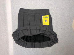 Box pleated skirt with shorts inside