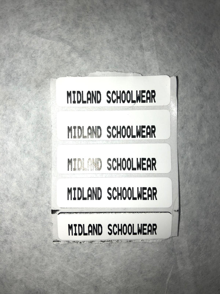 Printed Iron-On Labels