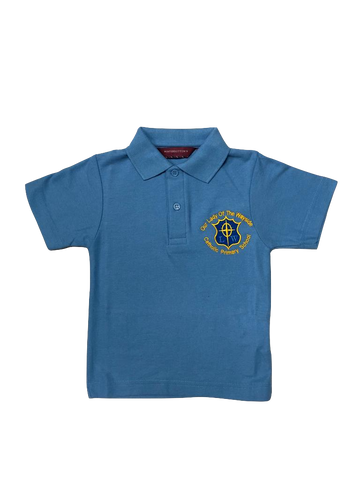 Our Lady Of Wayside Sky Poloshirt