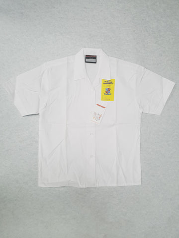 Swanshurst Girls Blouse Short sleeves Rev collar pack of 2